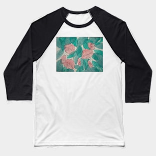 unique contempory floral pattern Baseball T-Shirt